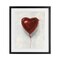 Stupell Industries Heart Shaped Balloon Framed Print Under Glass, design by Ethan Harper